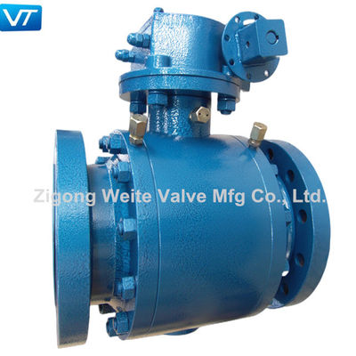 qualità  6" 300LB Trunnion Mounted Ball Valve Electric ASME B16.34 Ball Valve fabbrica