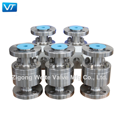 1" valvola a sfera flangiata F304 di acciaio inossidabile 600LB