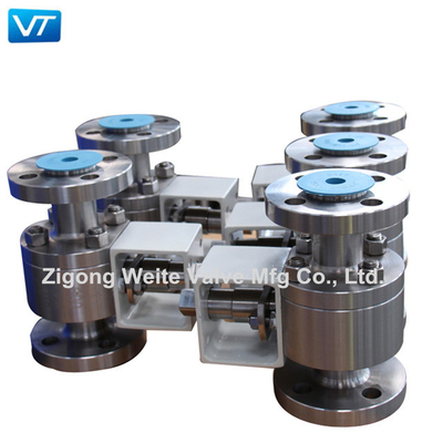 1" valvola a sfera flangiata F304 di acciaio inossidabile 600LB