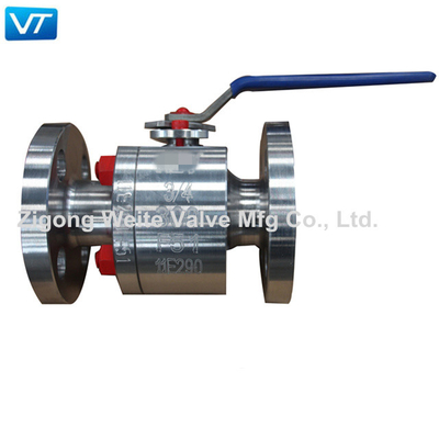 Valvola a sfera flangiata di pressione bassa CF3M Fire Safe Design della valvola a sfera di acciaio inossidabile di API6D
