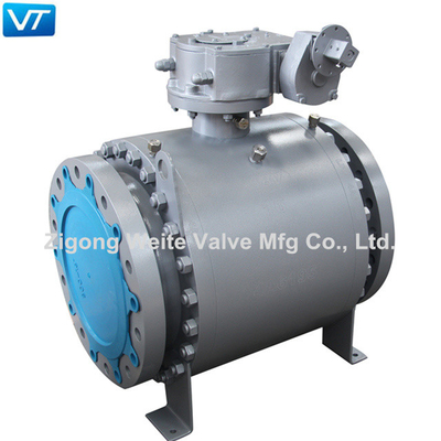 Valvola a sfera elettrica 16&quot; di dimensione montata orecchione del corpo di valvola a sfera grande LF2 300LB