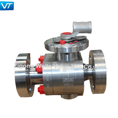 Cassaforte statica del fuoco della valvola a sfera F51 anti api 6FA api 607 di acciaio inossidabile 2500LB