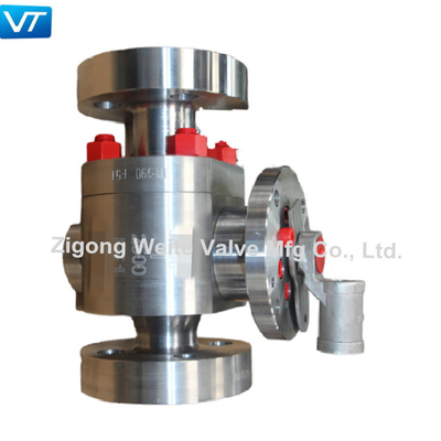 Cassaforte statica del fuoco della valvola a sfera F51 anti api 6FA api 607 di acciaio inossidabile 2500LB