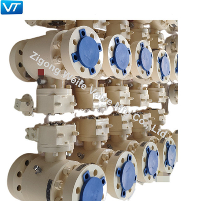 Valvola a sfera 2&quot; della classe 2500 dell'acciaio da forgiare azionatore elettrico pneumatico della valvola a sfera LF2