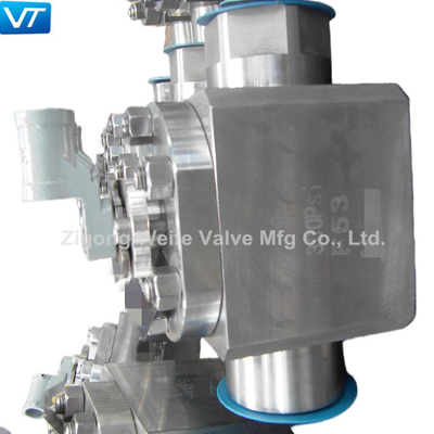 Valvola a sfera duplex austenitica 1&quot; dell'acciaio inossidabile F53 300psi ISO17292