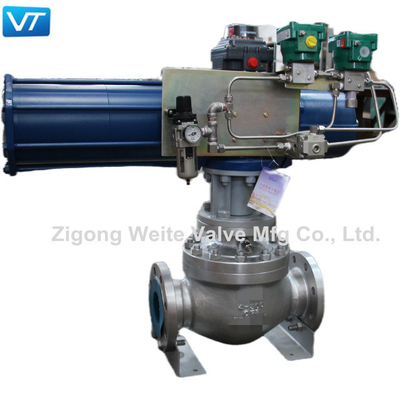 4&quot; 300LB trasporto del gas di olio dell'acqua dell'azionatore pneumatico della valvola di arresto del corpo CF3 SDV