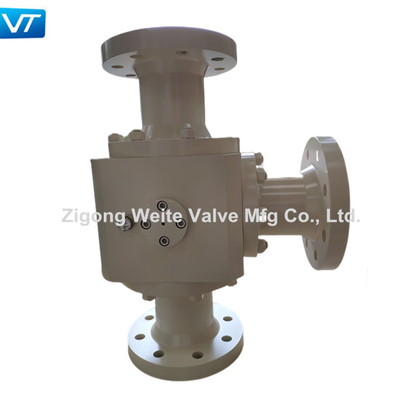 Tipo 3 valvola a sfera della valvola a sfera 300LB T della conduttura del corpo di WCB di modo a 4 pollici