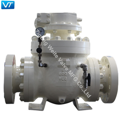 Valvola a sfera del acciaio al carbonio della valvola a sfera 600LB WCB di 600LB Pigging per le condutture di pulizia