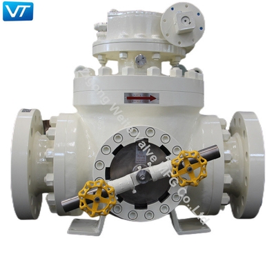 Valvola a sfera del acciaio al carbonio della valvola a sfera 600LB WCB di 600LB Pigging per le condutture di pulizia